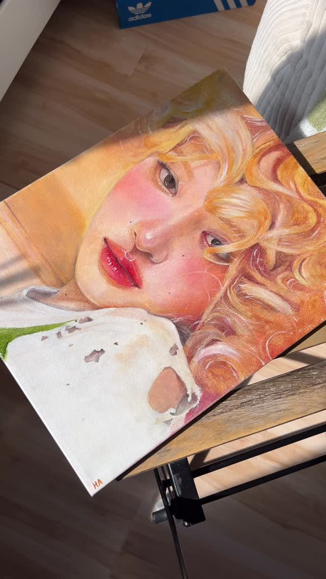 Painting texture detail