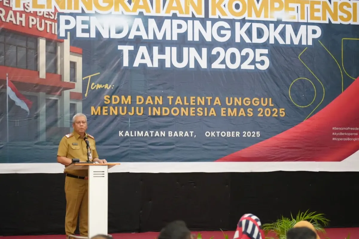 2.143 Koperasi Merah Putih Siap Bergerak, Sekda Kalbar Tekankan Pentingnya Pendampingan dan Penguatan Kapasitas