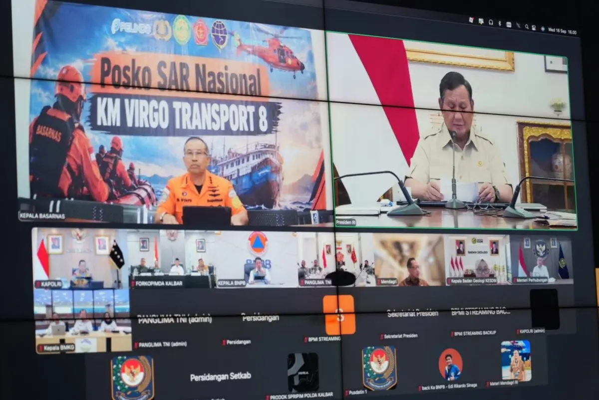 Gubernur Ria Norsan Ikuti Ratas Bersama Presiden Prabowo, Penanganan Karhutla Kalbar Terus Diperkuat