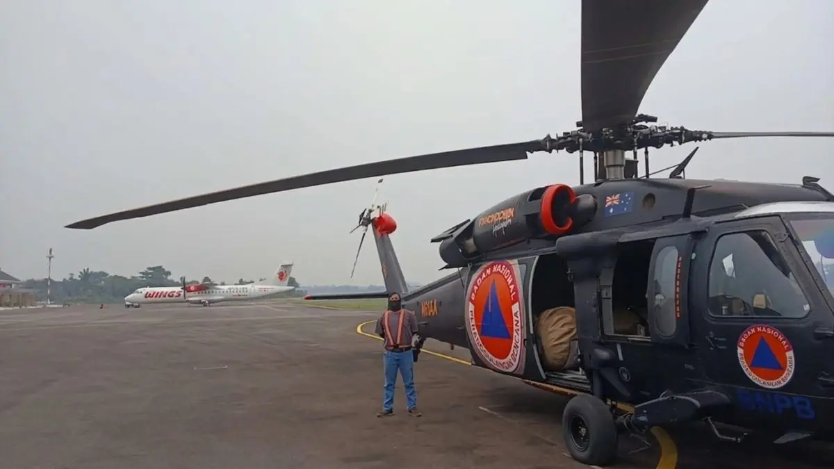 Pemprov Kalbar Kerahkan Helikopter Padamkan Karhutla di Taman Nasional Gunung Palung
