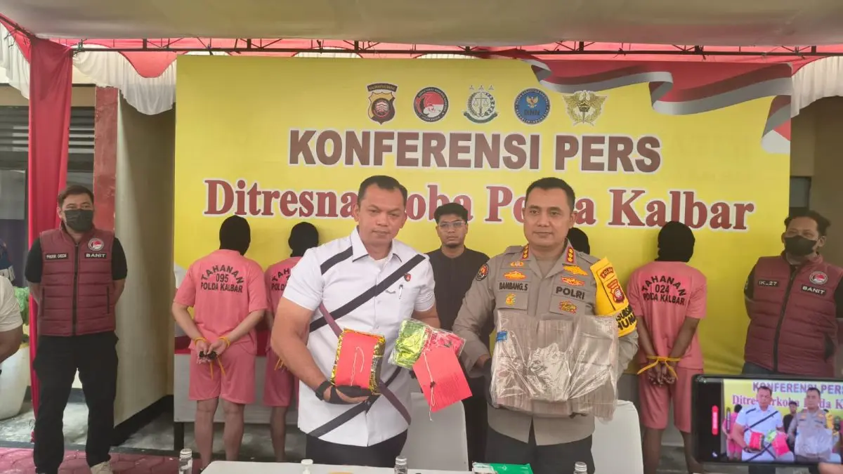 Peredaran Gelap Narkoba Dibongkar, Ditresnarkoba Polda Kalbar Amankan Pengedar Sabu