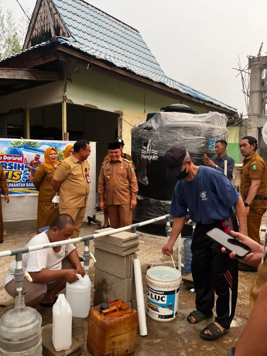Hadapi Dampak Musim Kemarau, Pemprov Kalbar Penuhi Kebutuhan Air Bersih Bagi Masyarakat