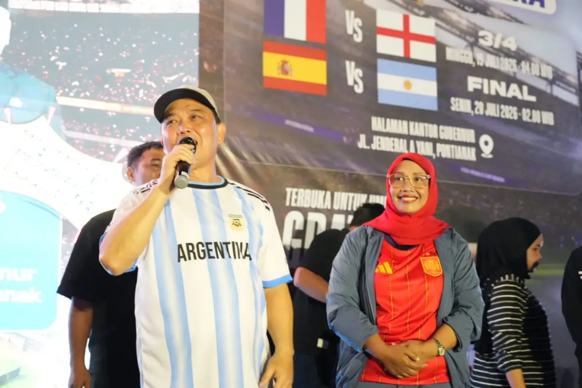 Apresiasi Spanyol Juara Piala Dunia FIFA 2026, Gubernur Ria Norsan: Kerja Sama dan Konsistensi Kunci Keberhasilan