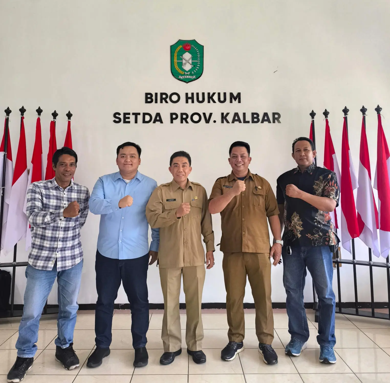 Biro Hukum Setda Provinsi Kalbar Terima Silaturahmi Journalist Collaboration Forum, Bahas CSR Connect Kalbar 2025