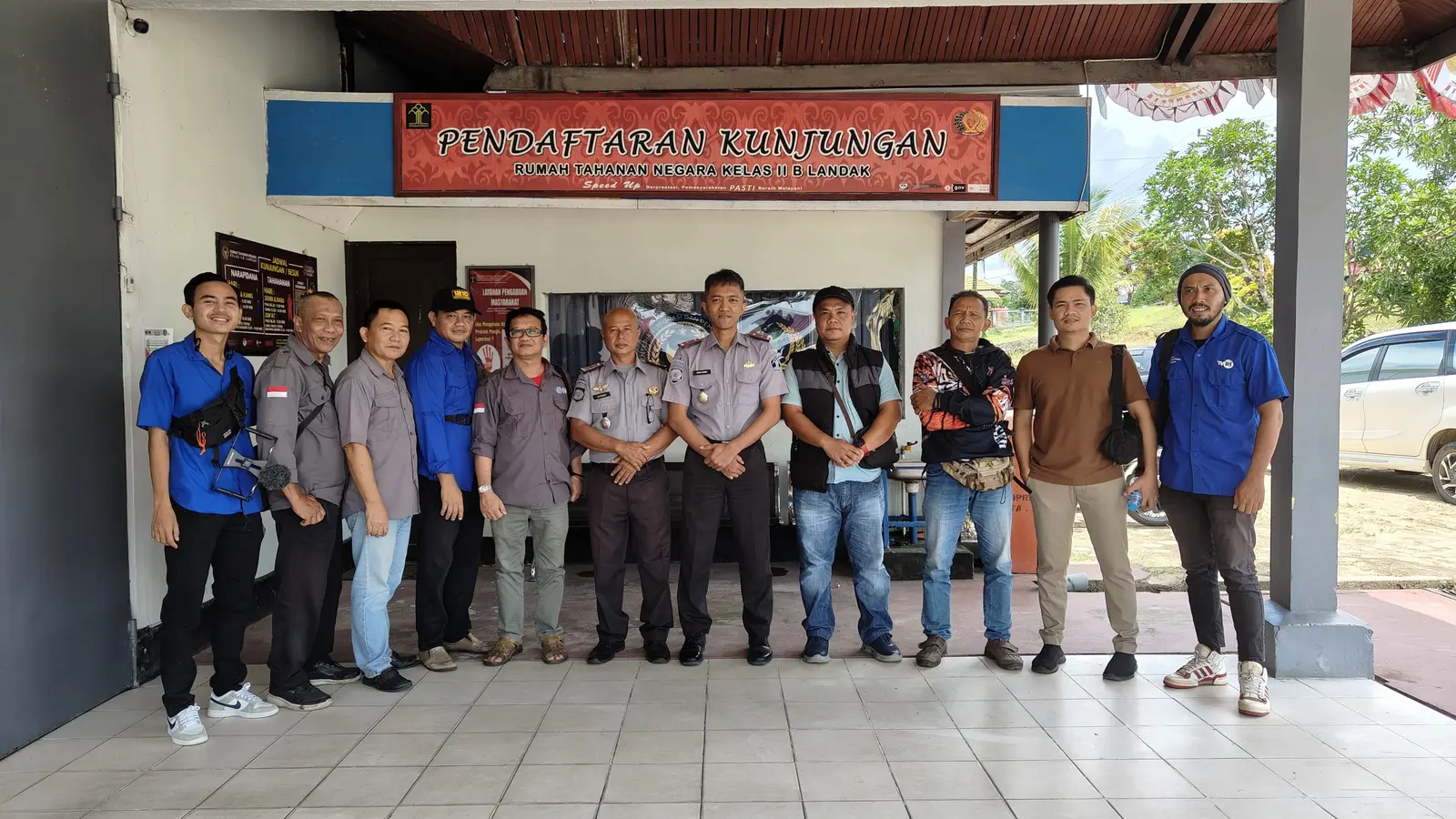 Karutan dan Jajaran Kelas IIB Landak Terima Kunjungan IWO Landak, Paparkan Program Pembinaan