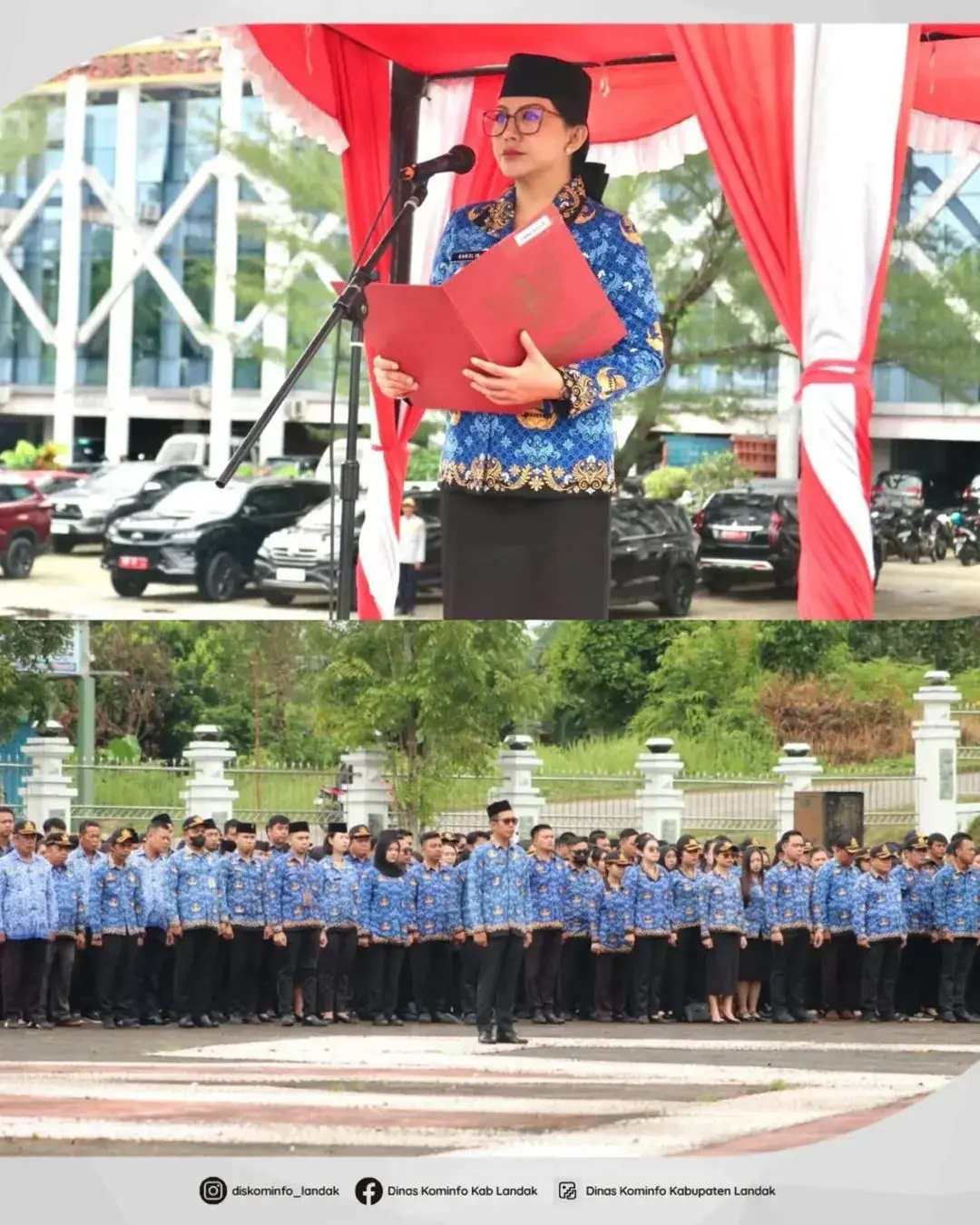 Pemkab Landak Gelar Upacara Hari Kesaktian Pancasila, Bupati Karolin: Bukan Sekedar Seremonial Tetapi Nilai-nilainya Diamalkan