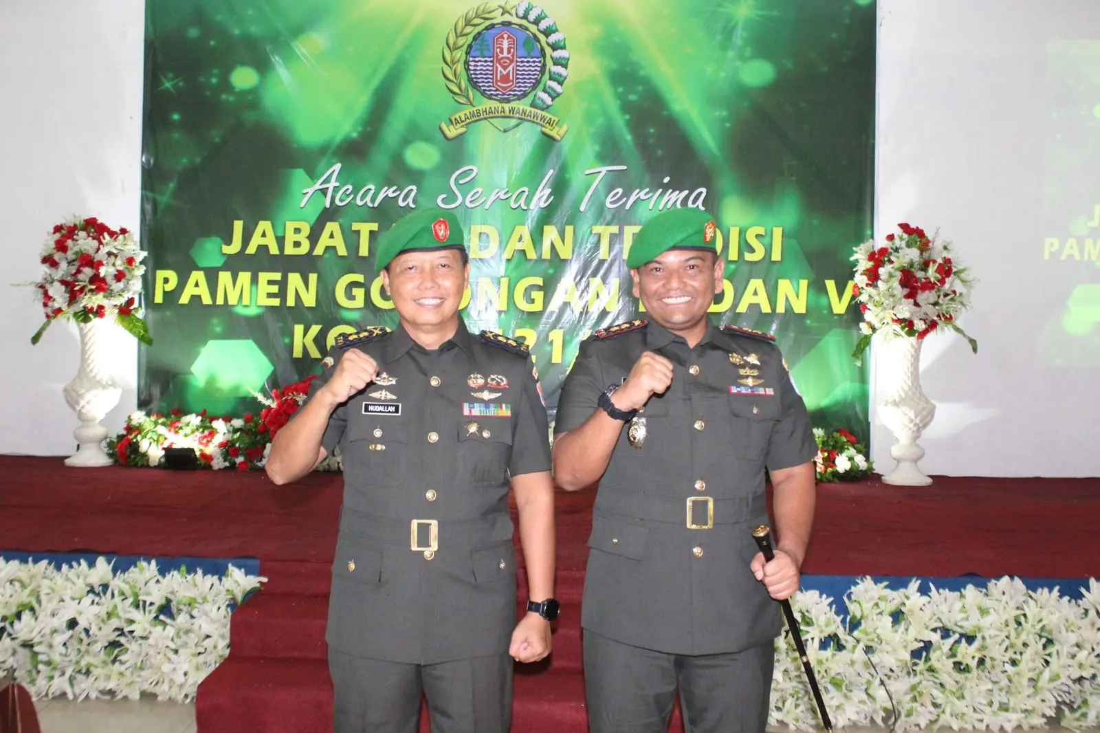 Sertijab Dandim 1210/Landak Dipimpin Langsung Komandan Korem (Danrem ) 121/Abw