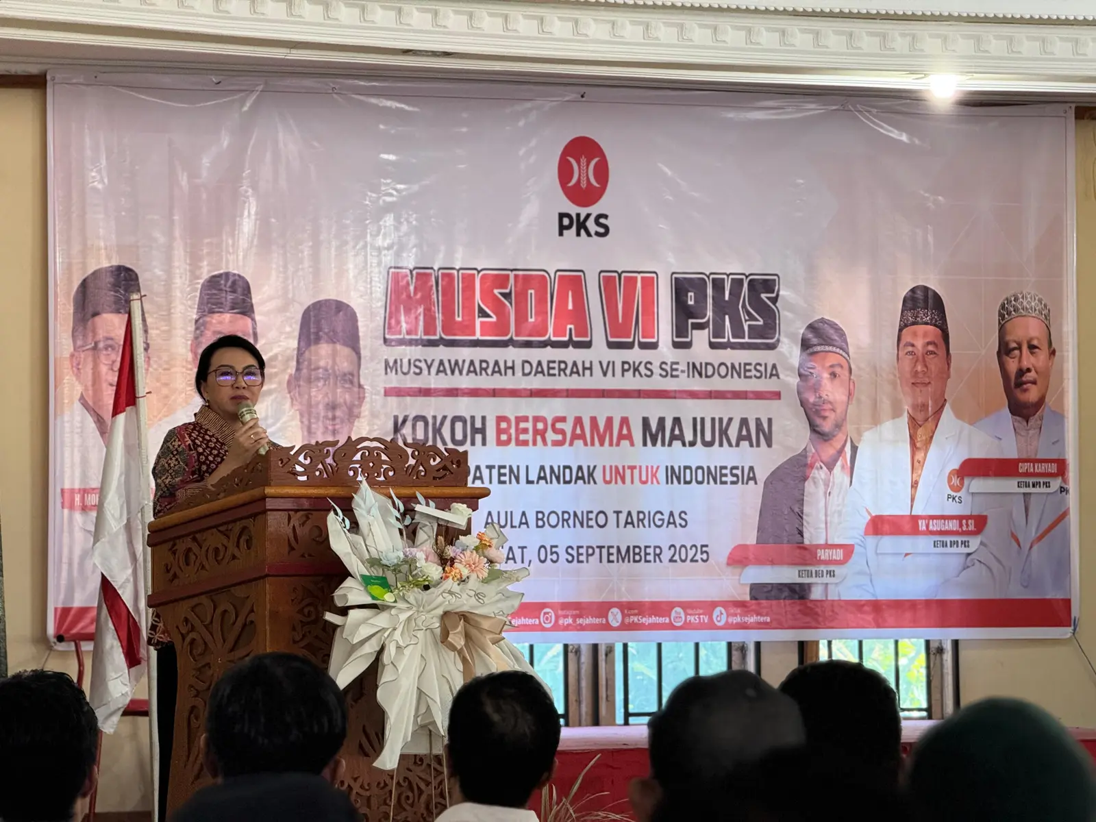 Musda VI PKS, Bupati Karolin Minta Kerjasama Partai Politik Memikirkan Kepentingan Masyarakat
