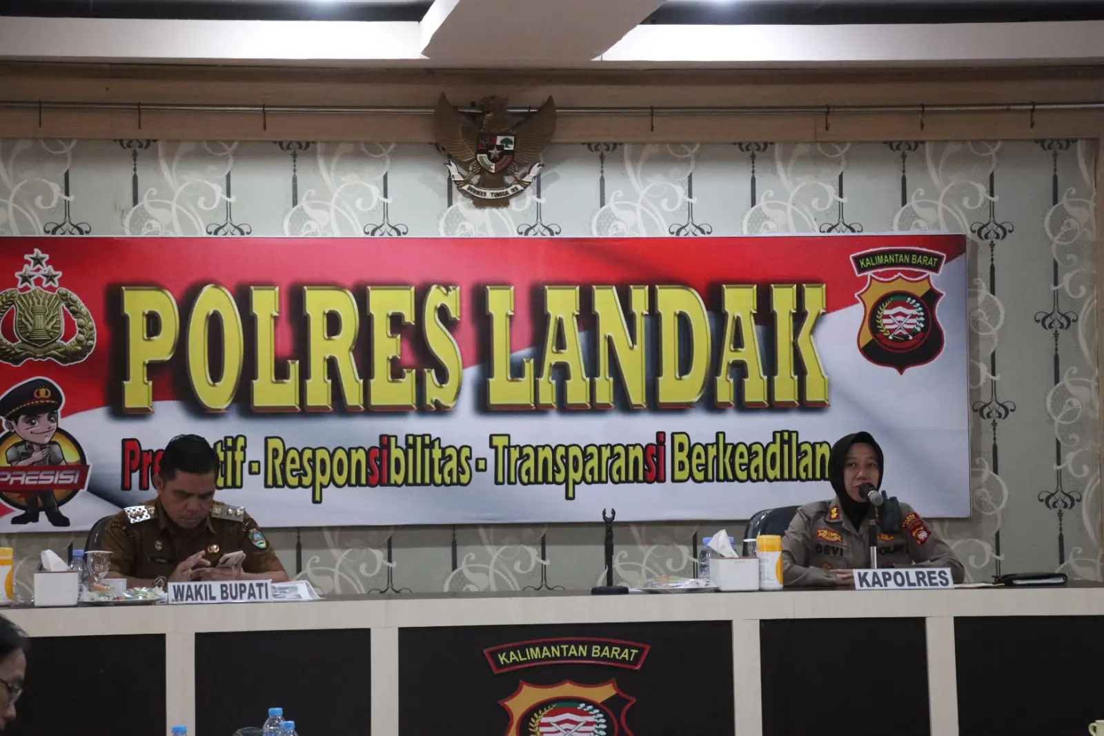 Wabup Landak Hadiri Rapat Koordinasi Ketahanan Pangan dan Penanggulangan Karhutla