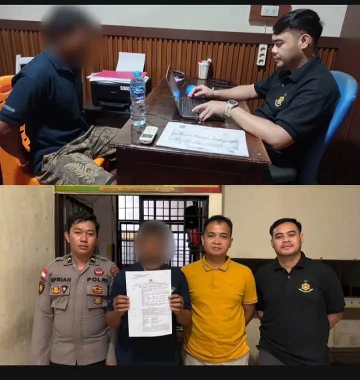 Polres Bengkayang Amankan Pelaku Yang di Duga Menghamili Anak Tirinya