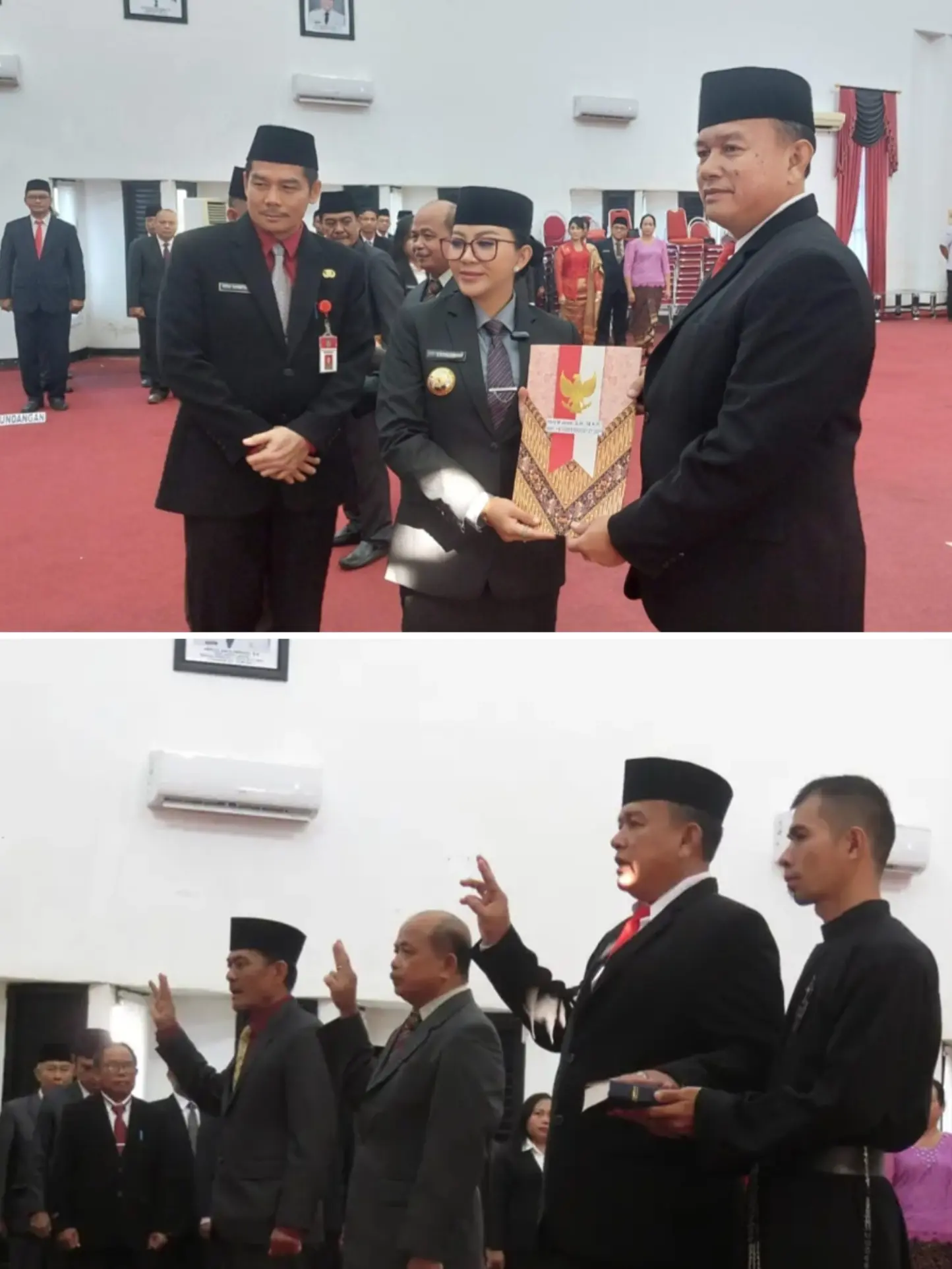 Bupati Karolin Lantik 3 Pimpinan Tinggi Pratama