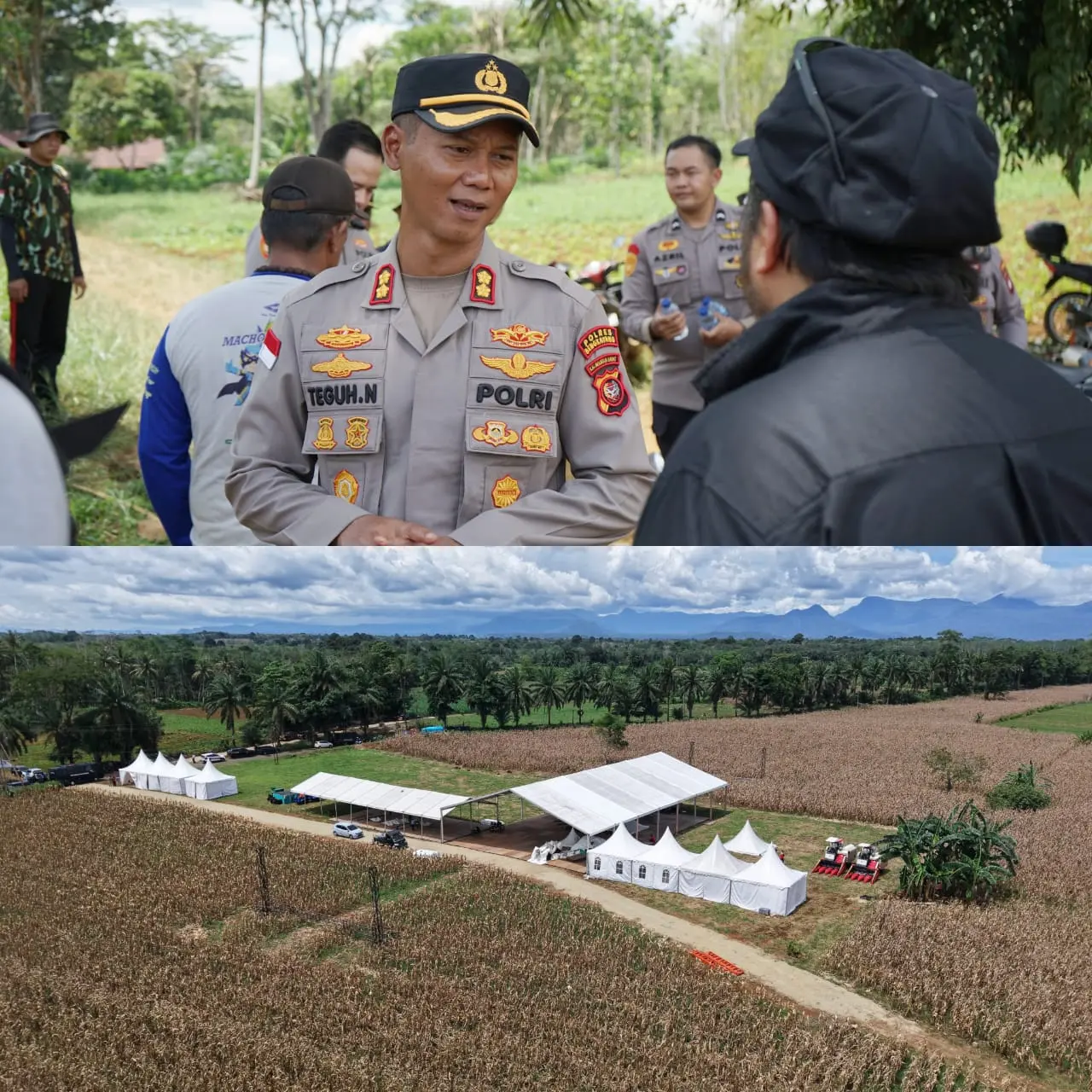 Polres Bengkayang Siap Sambut Presiden Prabowo pada tanggal 5 Juni Dalam Rangka Panen raya Serentak