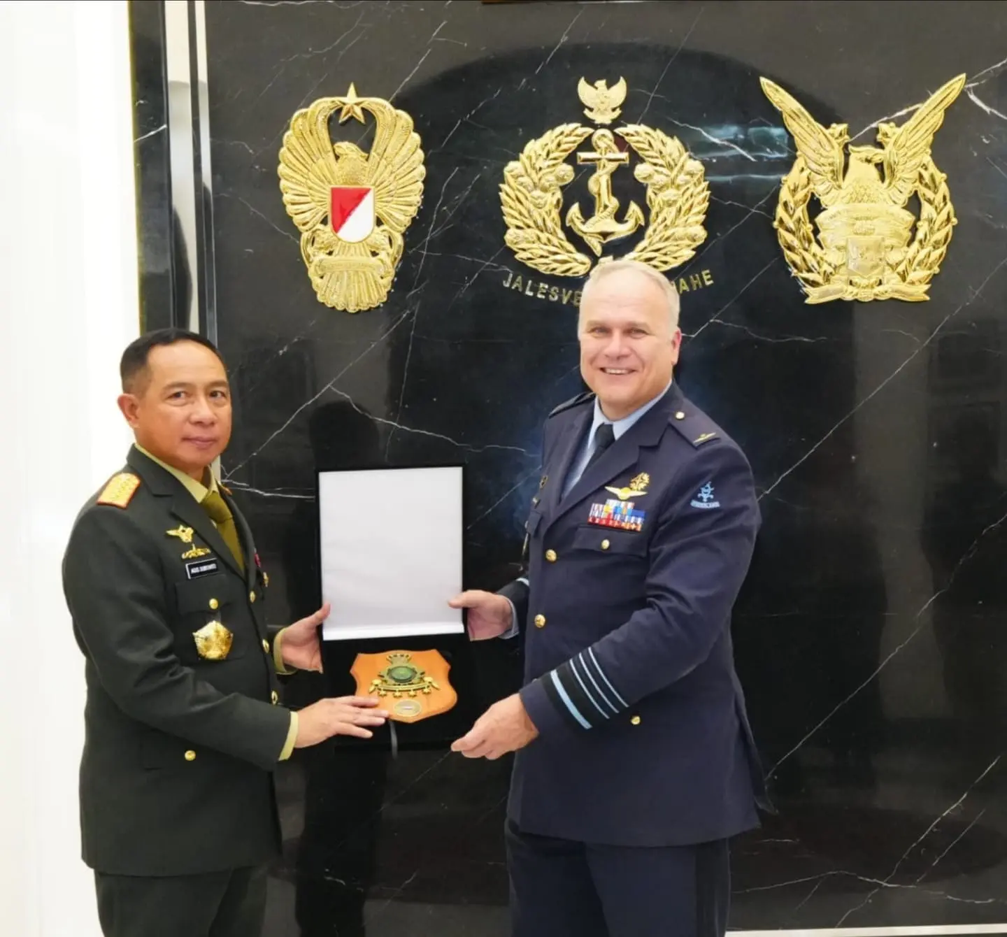 Panglima TNI Dan Panglima Angkatan Bersenjata Belanda Bahas Peningkatan Kerja Sama Militer