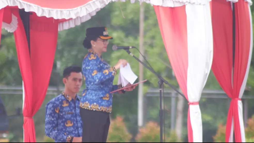 PEMERINTAH KABUPATEN LANDAK GELAR UPACARA PERINGATAN HARI LAHIR PANCASILA 2025