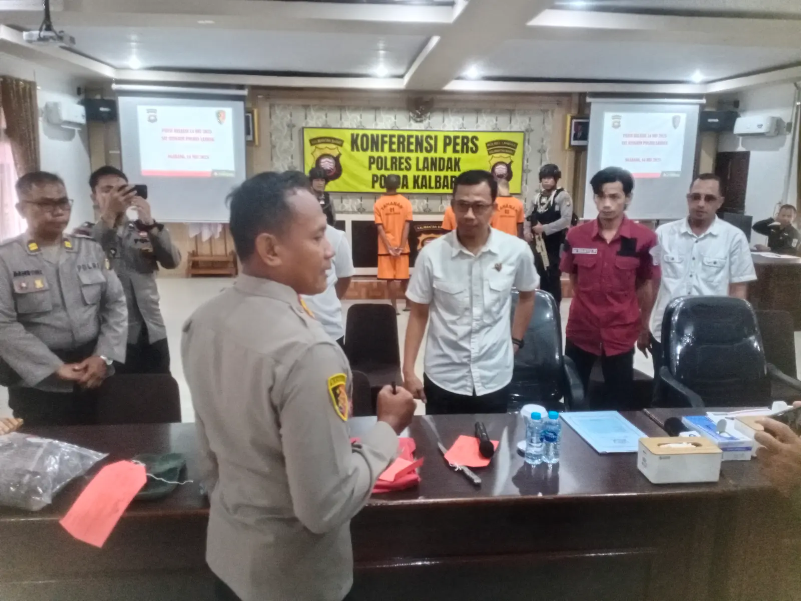 Sat Reskrim Polres Landak Ungkap Kasus Pembunuhan dan Curanmor