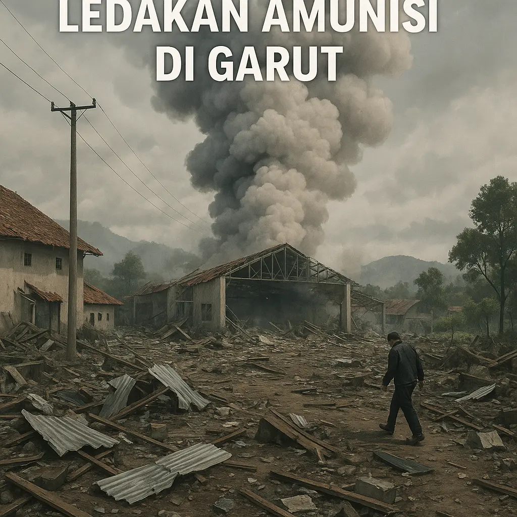 Musibah di Lokasi Peledakan Amunisi Kadaluarsa di Garut, 13 Orang Meninggal Dunia