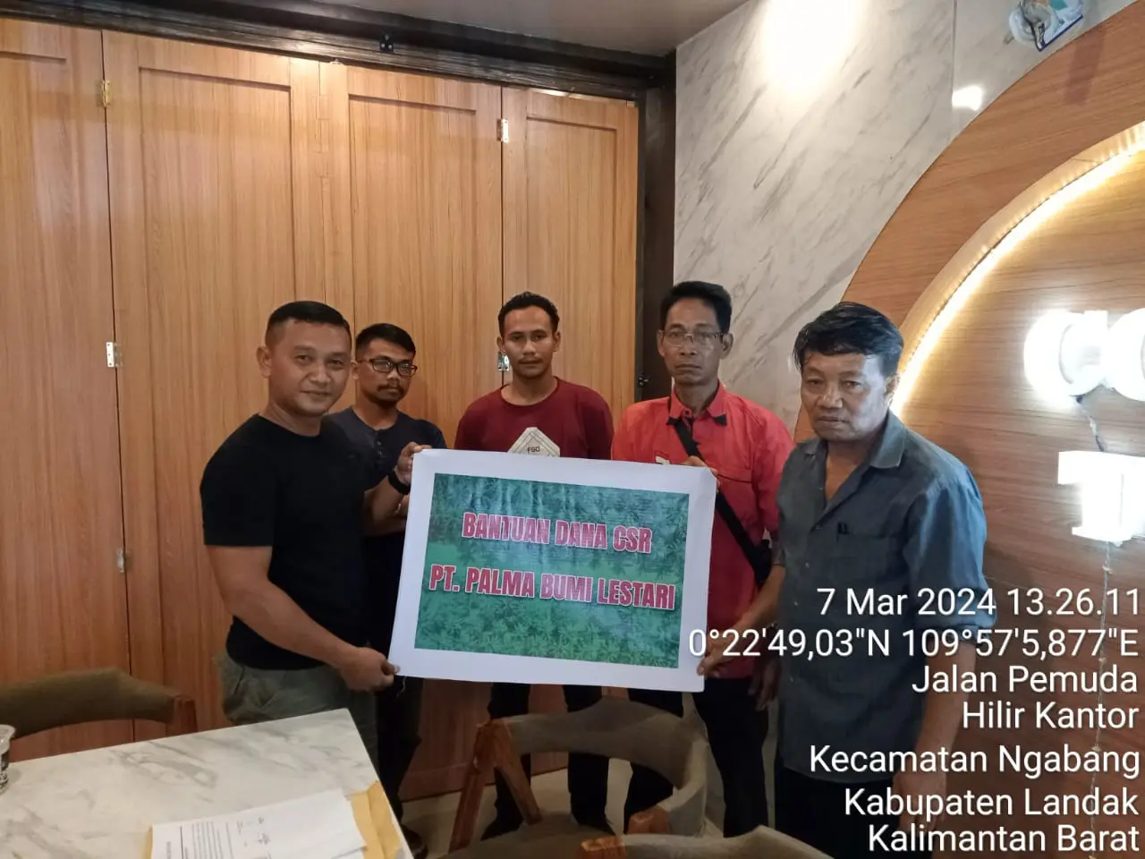PKS Engkadu Mill – PT. Palma Bumi Lestari (PBL) Telah Kucurkan Dana Awal Pembuatan Sarana Air Bersih di 3 Desa
