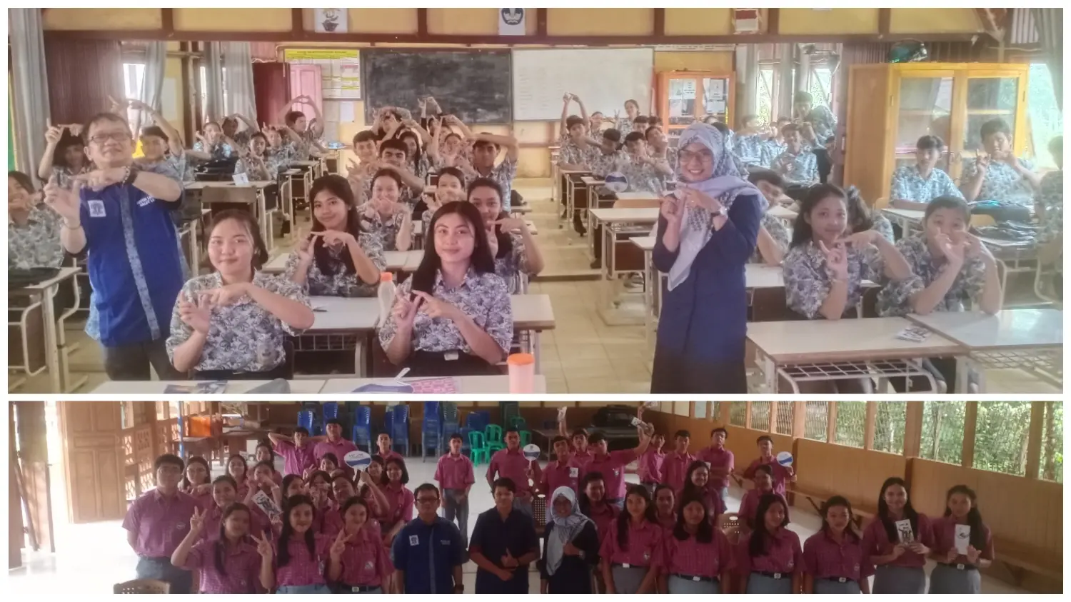 Sosialisasi di SMAN 2 Pahuman dan SMAK Benediktus, Universitas Terbuka Gugah Minat Siswa Lanjut Ke Perguruan Tinggi