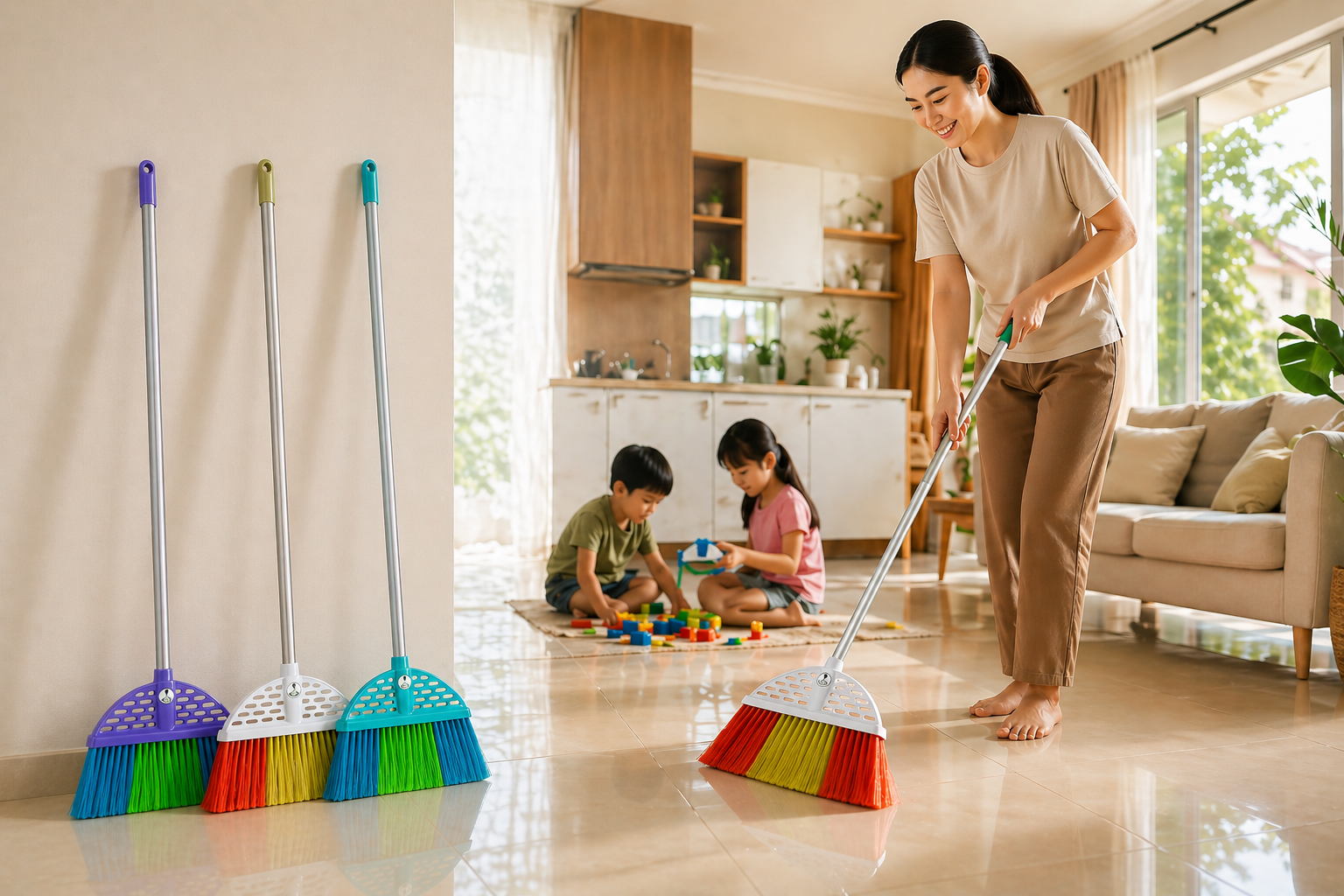 Industrial manufacturing of household goods