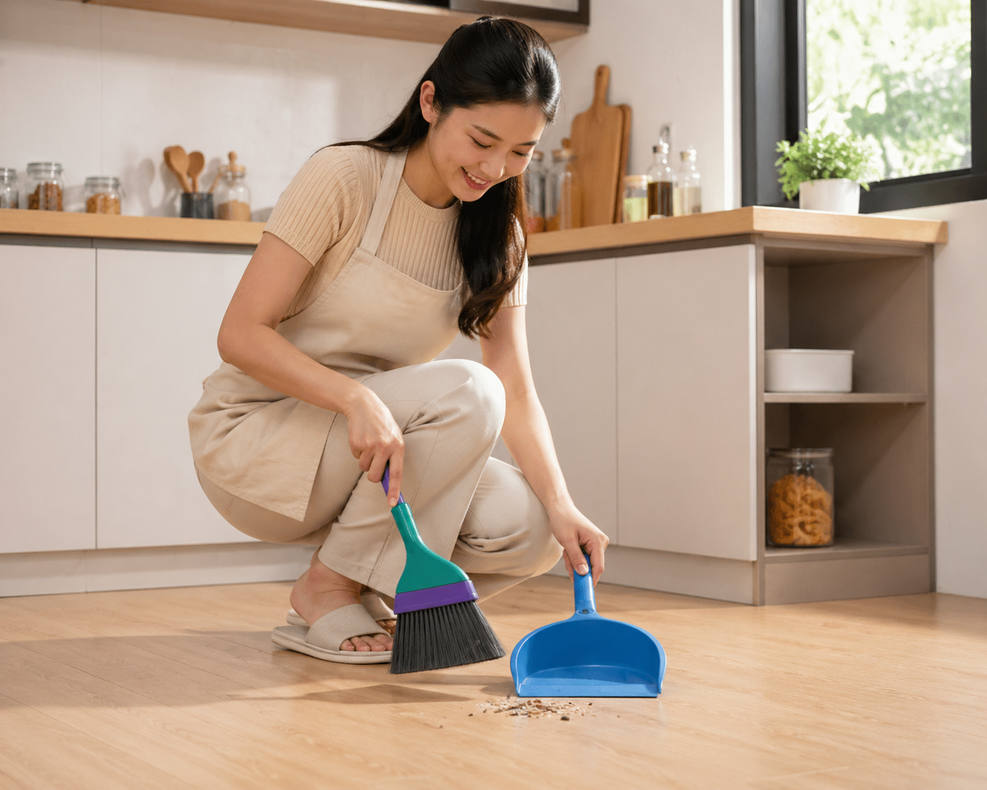 Brush dengan gagang panjang