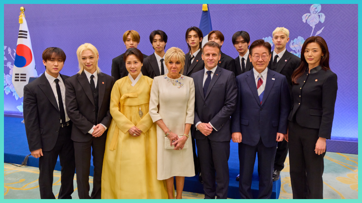 Momen Hangat Presiden Lee Jae Myung dan Presiden Emmanuel Macron Bersama Selebriti Korea di Jamuan Kenegaraan Korea-Prancis